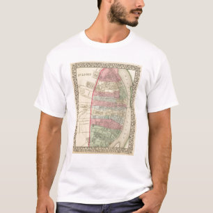 St Louis Map door Mitchell T-shirt