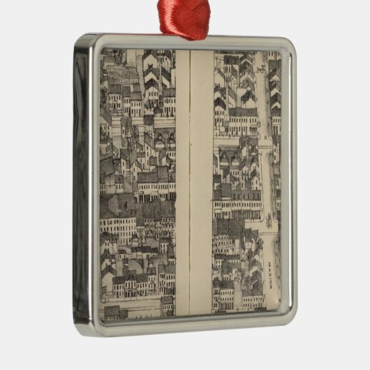 St. Louis, Missouri 12 Metalen Ornament (Rechts)