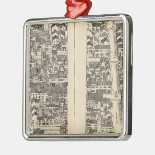 St. Louis, Missouri 12 Metalen Ornament (Links)