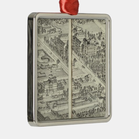 St. Louis, Missouri 14 Metalen Ornament (Rechts)