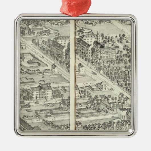 St. Louis, Missouri 14 Metalen Ornament (Voorkant)