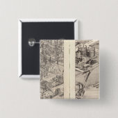 St. Louis, Missouri 2 Vierkante Button 5,1 Cm (Voorkant /achterkant)