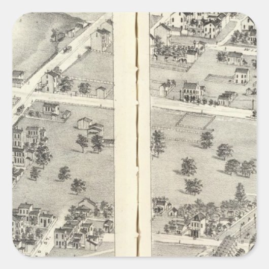 St. Louis, Missouri 6 Vierkante Sticker (Voorkant)