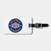 St. Louis Missouri Bagagelabel (Voorkant horizontaal)