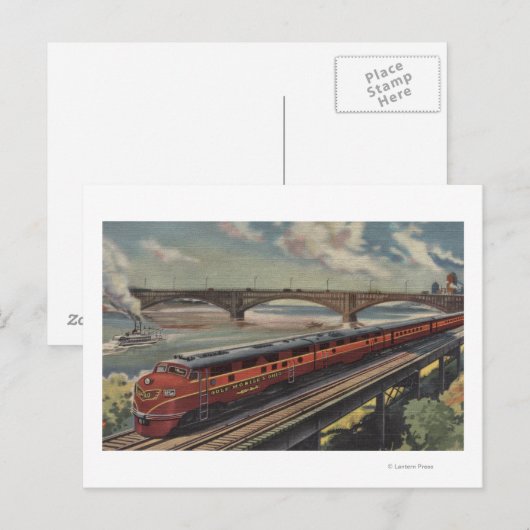 St. Louis, Missouri Briefkaart (Voorkant / Achterkant)