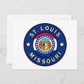 St. Louis Missouri Briefkaart (Voorkant / Achterkant)