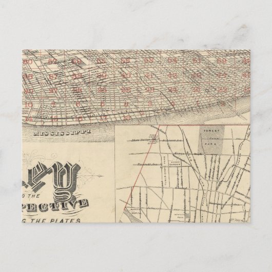 St. Louis, Missouri Briefkaart (Voorkant)