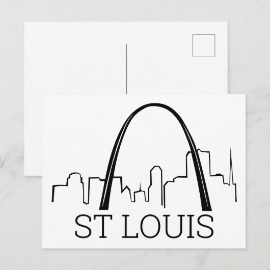 St. Louis, Missouri Briefkaart (Voorkant / Achterkant)
