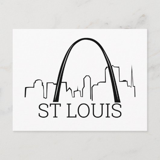 St. Louis, Missouri Briefkaart (Voorkant)