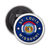 St. Louis Missouri Button Flesopener (Voorkant)