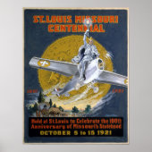 St. Louis Missouri Centennial 1921 Poster (Voorkant)