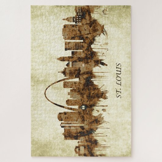 St. Louis Missouri Cityscape Legpuzzel (Verticaal)