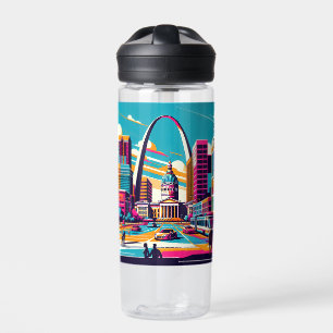 St Louis, Missouri   De Gateway Arch gepersonalise Waterfles