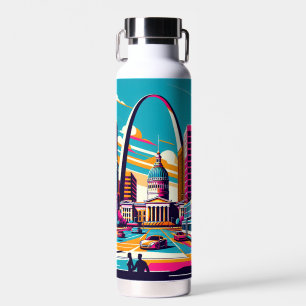 St Louis, Missouri De Gateway Arch gepersonalise Waterfles