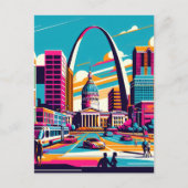 St Louis, Missouri | De gateway-boog Briefkaart (Voorkant)