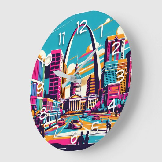 St Louis, Missouri | De gateway-boog Grote Klok (Hoek)