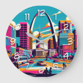 St Louis, Missouri | De gateway-boog Grote Klok (Voorkant)