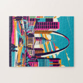 St Louis, Missouri | De gateway-boog Legpuzzel (Horizontaal)