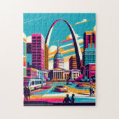St Louis, Missouri | De gateway-boog Legpuzzel (Verticaal)