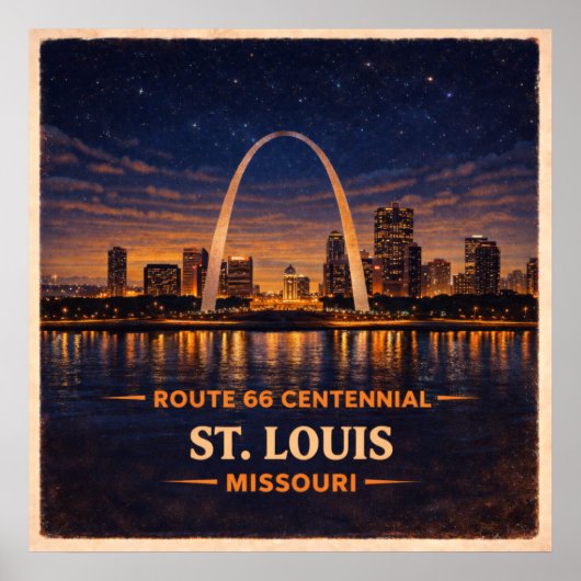 St. Louis Missouri Eeuwfeest Poster (Voorkant)