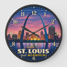 St. Louis Missouri Gateway Arch Vintage Travel
