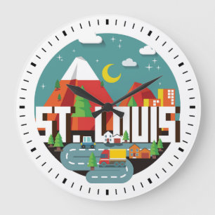 St. Louis, Missouri Geometric Design Grote Klok