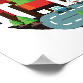 St. Louis, Missouri Geometric Design Poster (Hoek)