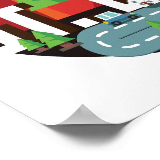 St. Louis, Missouri Geometric Design Poster (Hoek)