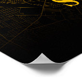 St. Louis - Missouri Gold City Map Poster (Hoek)