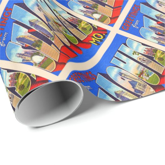 St. Louis Missouri groot Briefkaart Cadeaupapier (Rol Hoek)