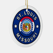 St. Louis Missouri Keramisch Ornament (Rechts)