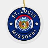 St. Louis Missouri Keramisch Ornament (Voorkant)