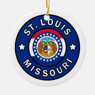 St. Louis Missouri Keramisch Ornament