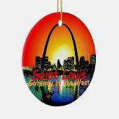 St. Louis Missouri Keramisch Ornament (Rechts)