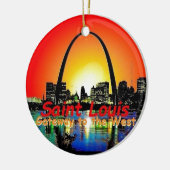 St. Louis Missouri Keramisch Ornament (Links)