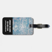 St. Louis, Missouri langs de Mississippi. Bagagelabel (Achterkant horizontaal)