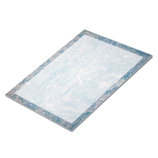 St. Louis, Missouri langs de Mississippi. Notitieblok (Schuin)