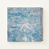 St. Louis, Missouri langs de Mississippi. Notitieboek (Achterkant)