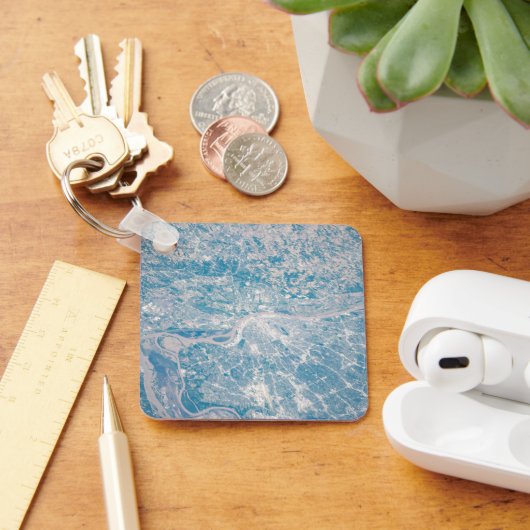 St. Louis, Missouri langs de Mississippi. Sleutelhanger (Bureau)