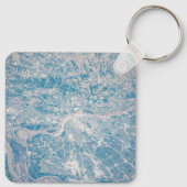 St. Louis, Missouri langs de Mississippi. Sleutelhanger (Achterkant)