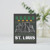 St. Louis Missouri Lelijke Kerstmis Briefkaart (Staand voorkant)