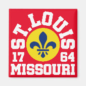 St. Louis, Missouri Magneet (Voorkant)
