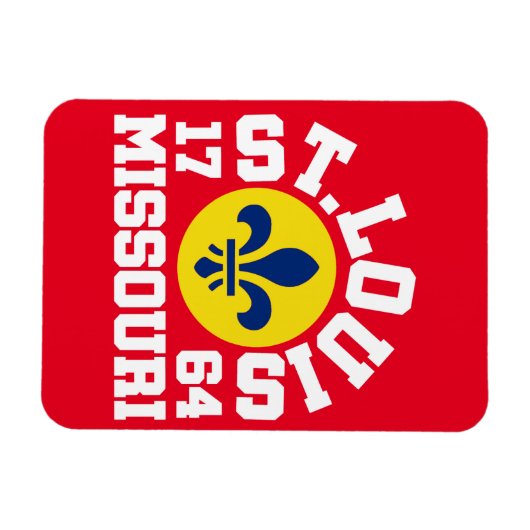 St. Louis, Missouri Magneet (Horizontaal)