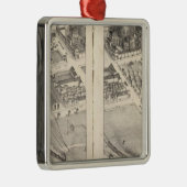 St. Louis, Missouri Metalen Ornament (Rechts)