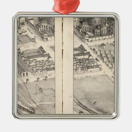 St. Louis, Missouri Metalen Ornament (Voorkant)