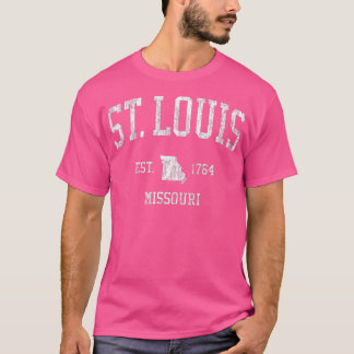 St. Louis Missouri MO TShirt Sports Retro T