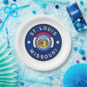 St. Louis Missouri Papieren Bordje (Feest)