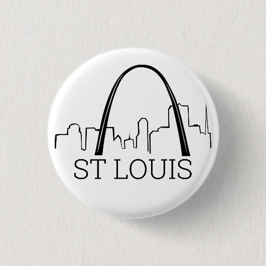 St. Louis, Missouri Ronde Button 3,2 Cm (Voorkant)