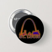 ST. LOUIS, MISSOURI RONDE BUTTON 5,7 CM (Voorkant /achterkant)