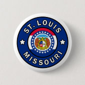 St. Louis Missouri Ronde Button 5,7 Cm (Voorkant)